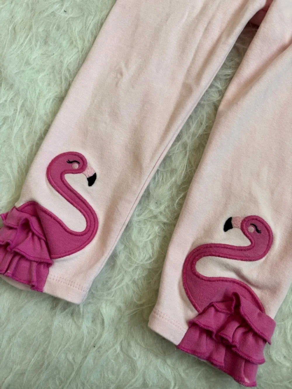 Gymboree Girls’ Pink Flamingo & Embroidered Florals Summer Set